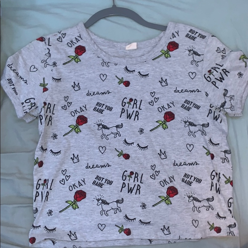 Short sleeve, girl power shirt